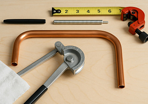 100%-й совет как правильно согнуть медную трубку